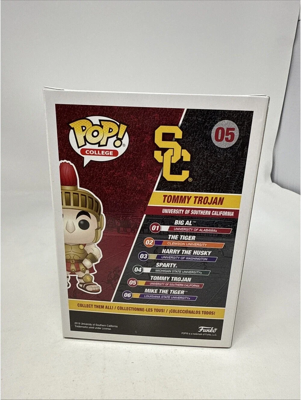 Funko Pop! College Mascots USC Tommy Trojan #05 Vinyl Figure So Cal NCAA NEW